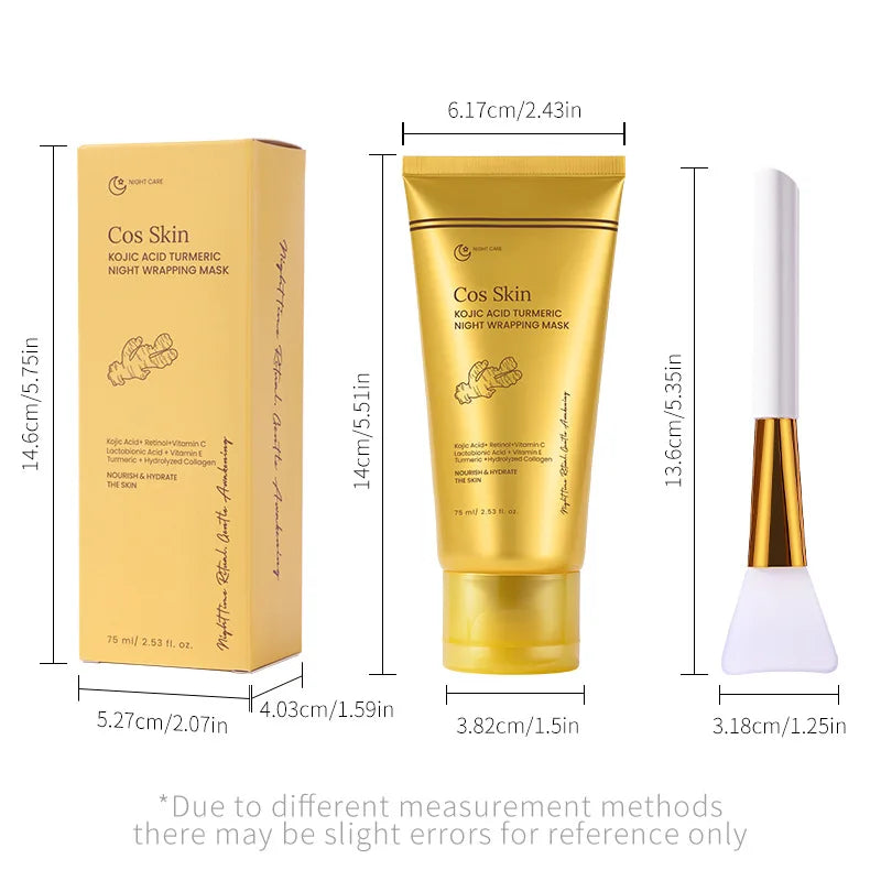 Kojic Acid Tumeric Wrapping mask